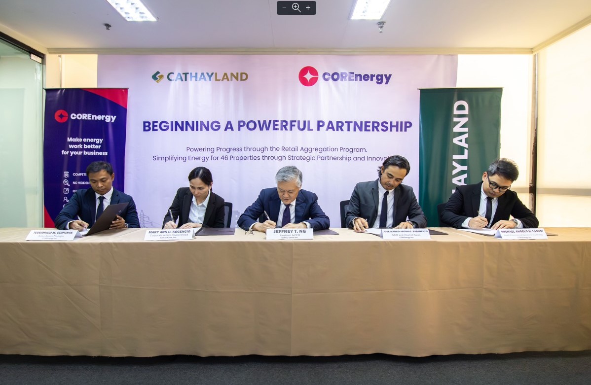 Cathay Land taps COREnergy amid rising focus on electricity costs